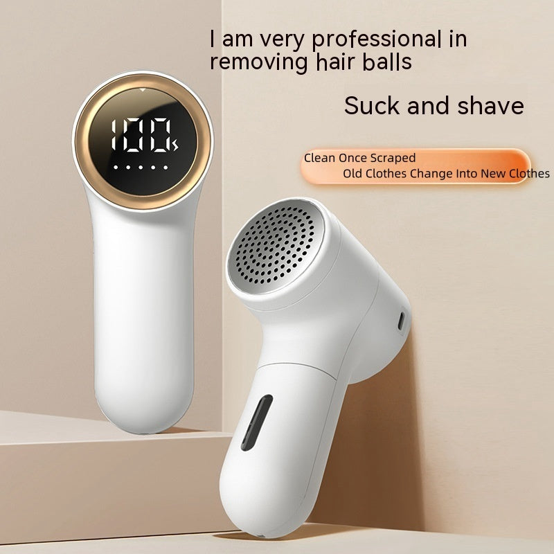 Digital Display Fur Ball Trimmer Household Rechargeable Sweater Coat Suction Ball Scraping