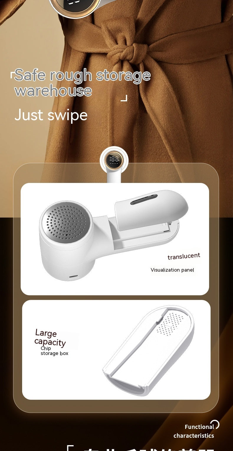 Digital Display Fur Ball Trimmer Household Rechargeable Sweater Coat Suction Ball Scraping