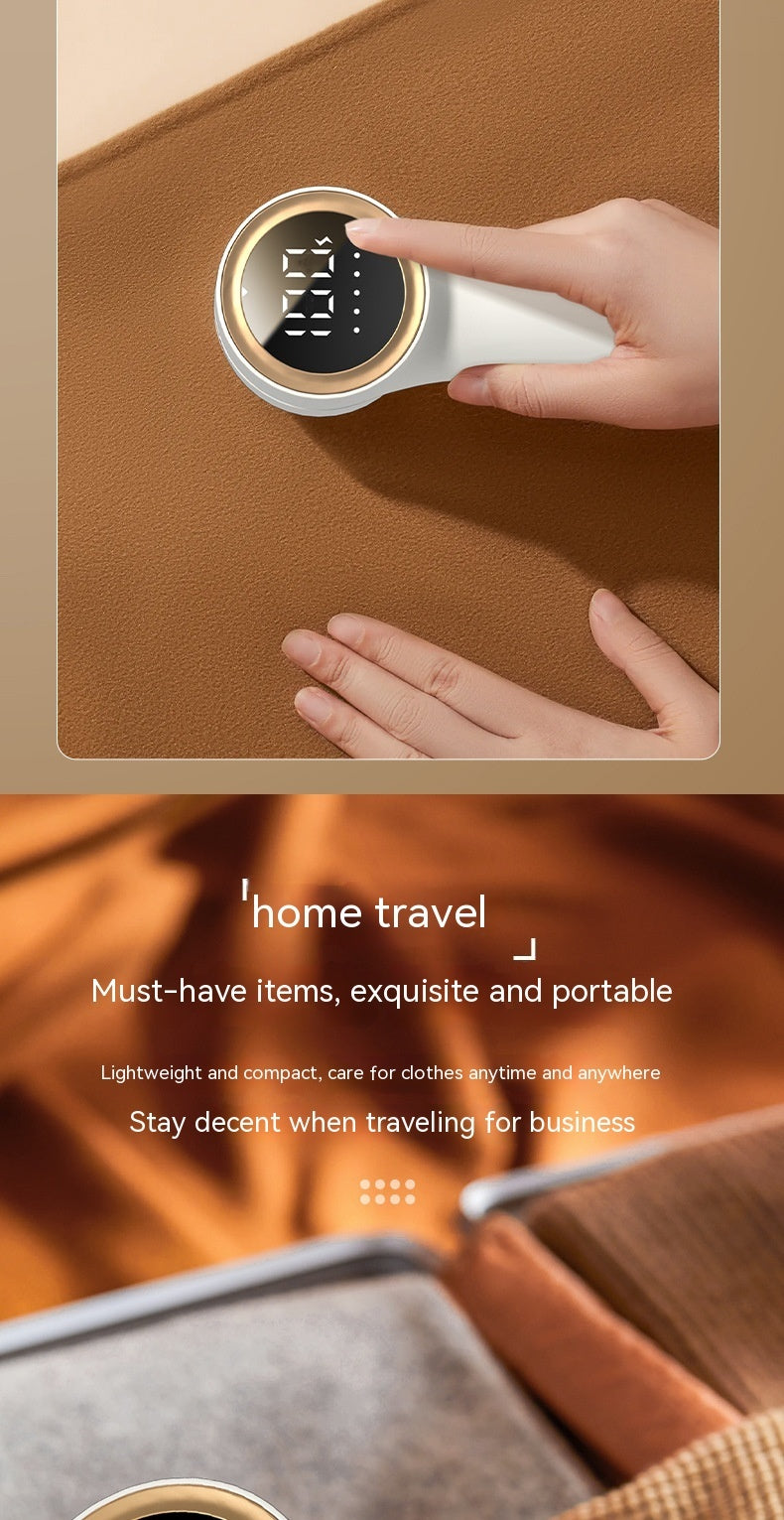 Digital Display Fur Ball Trimmer Household Rechargeable Sweater Coat Suction Ball Scraping