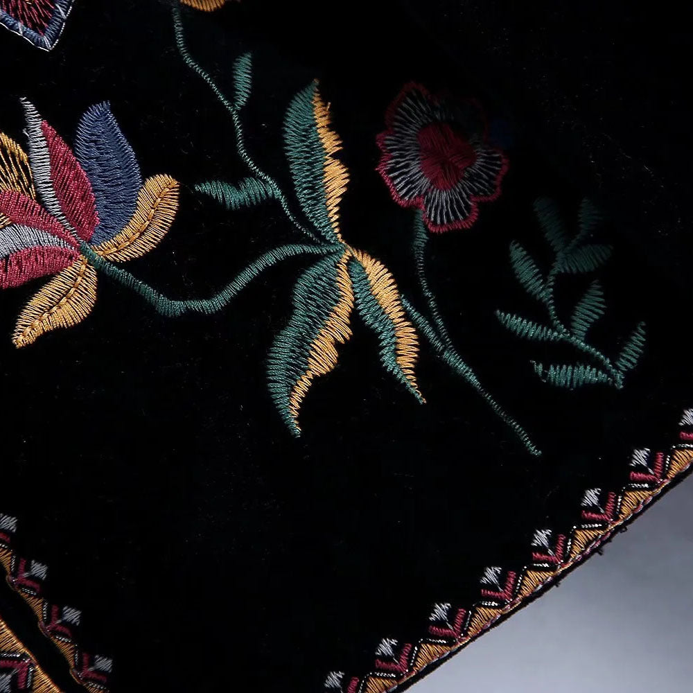 Boho Coat™ Embroidery Velvet Jacket