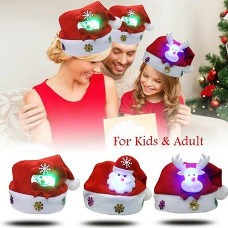 Christmas Decorations Luminous Hat