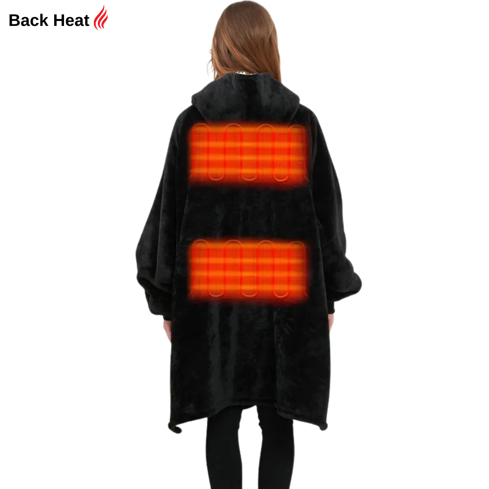 Woodie™ USB Heated Blanket Hoodie