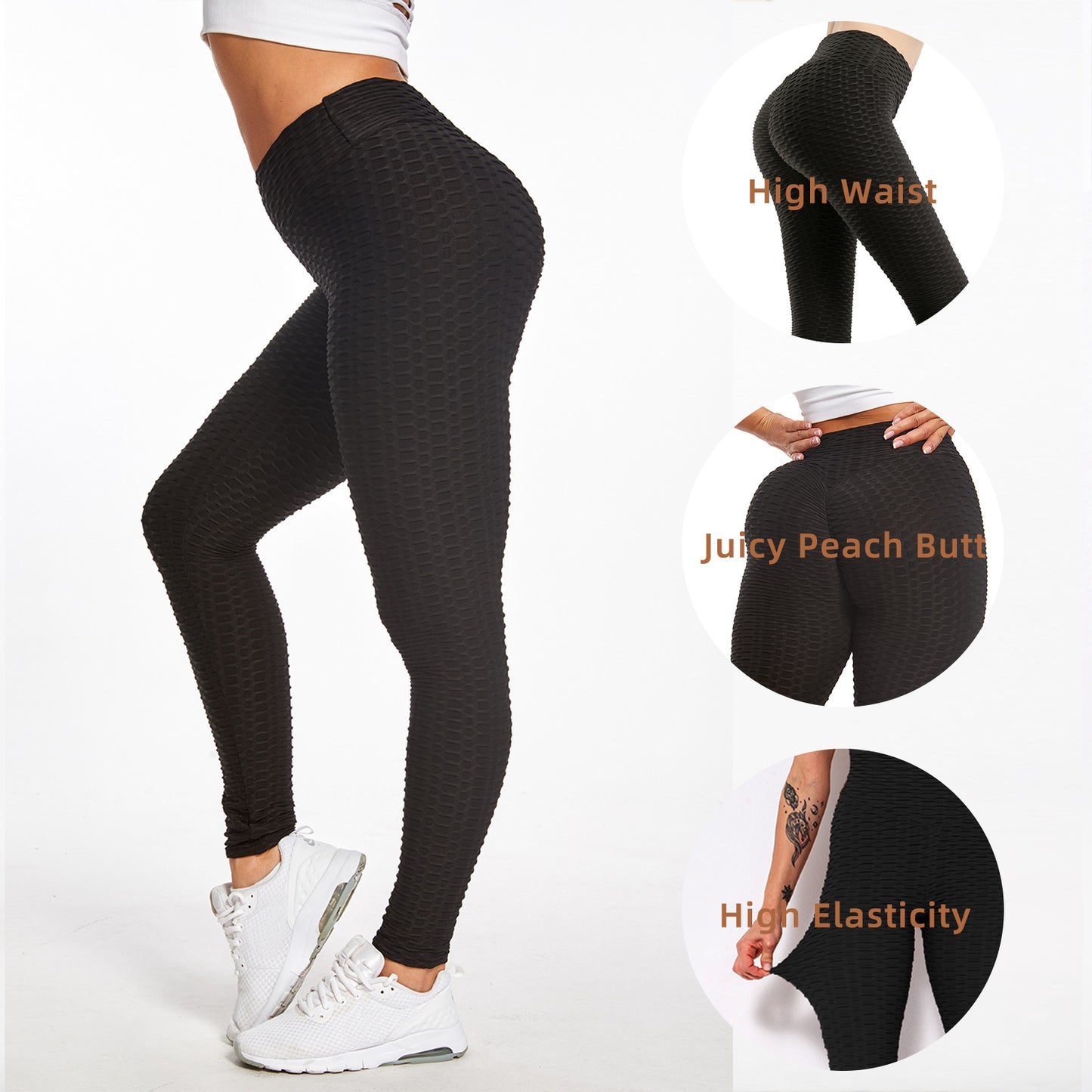 Women's TIK Tok Leggings Butt Lifting Yoga Pants