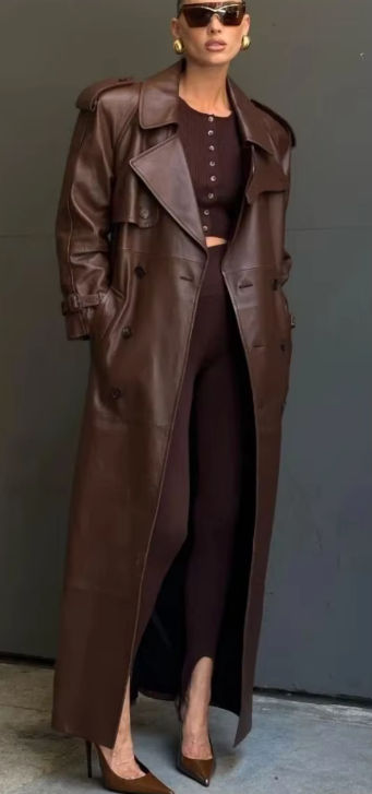 Leather Coat Women