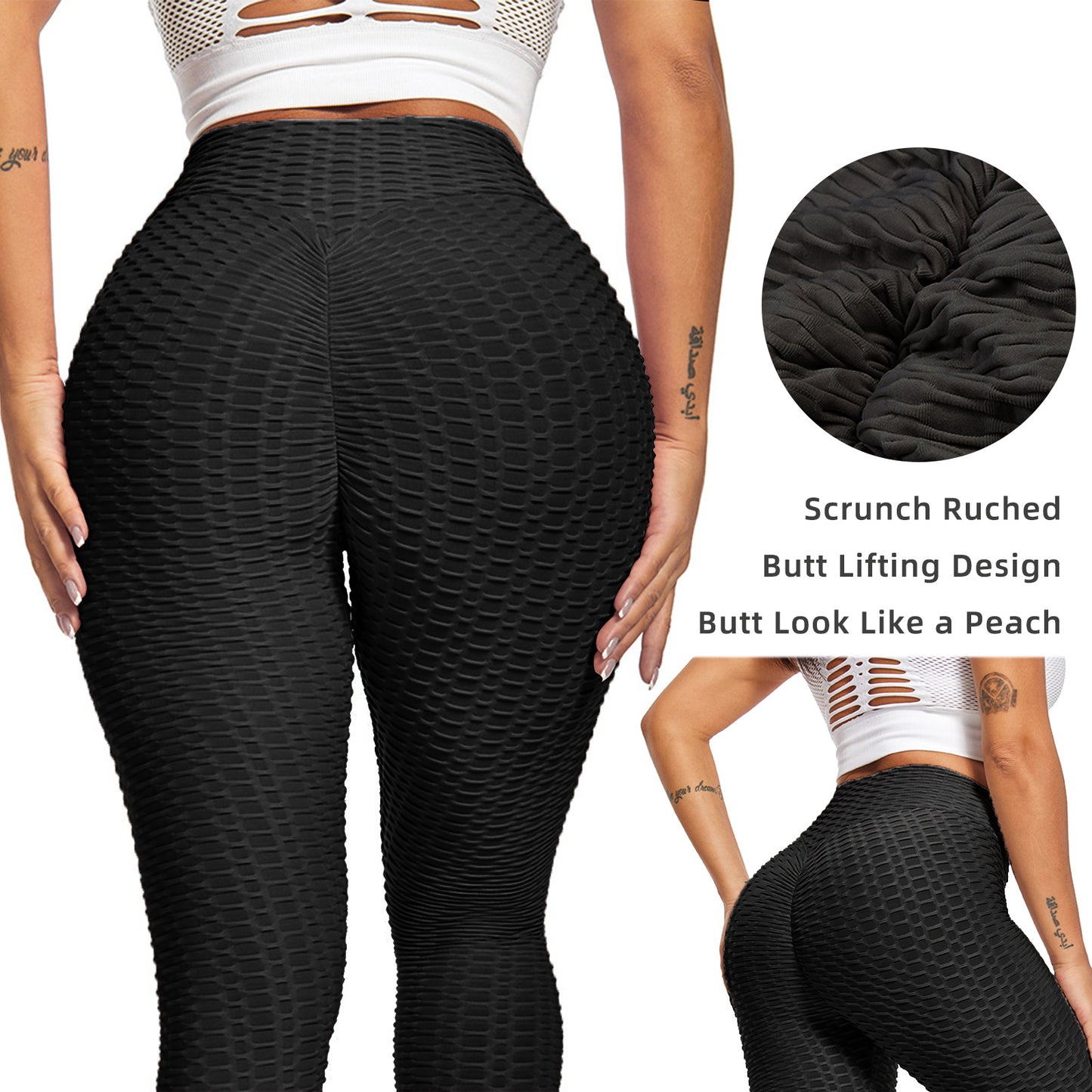 Women's TIK Tok Leggings Butt Lifting Yoga Pants